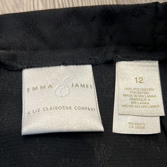 Emma & James Black Skirt with Floral Print - Picture 4 of 7